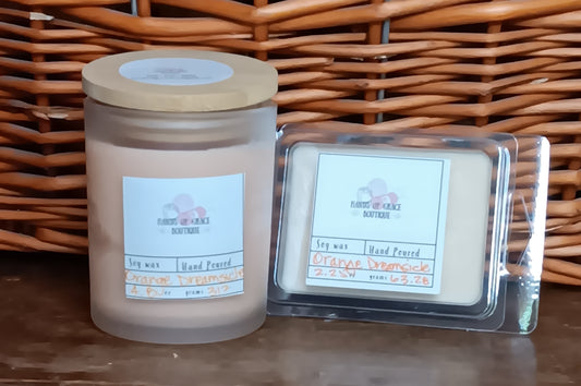 Orange Dreamsicle Soy Candles and Melts